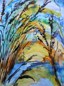 o.T., Aquarell